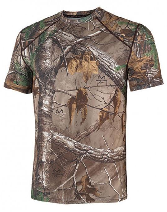 Terramar 2.0 Thermolator Ii Men'S Short Sleeve Camo Stalker Crew