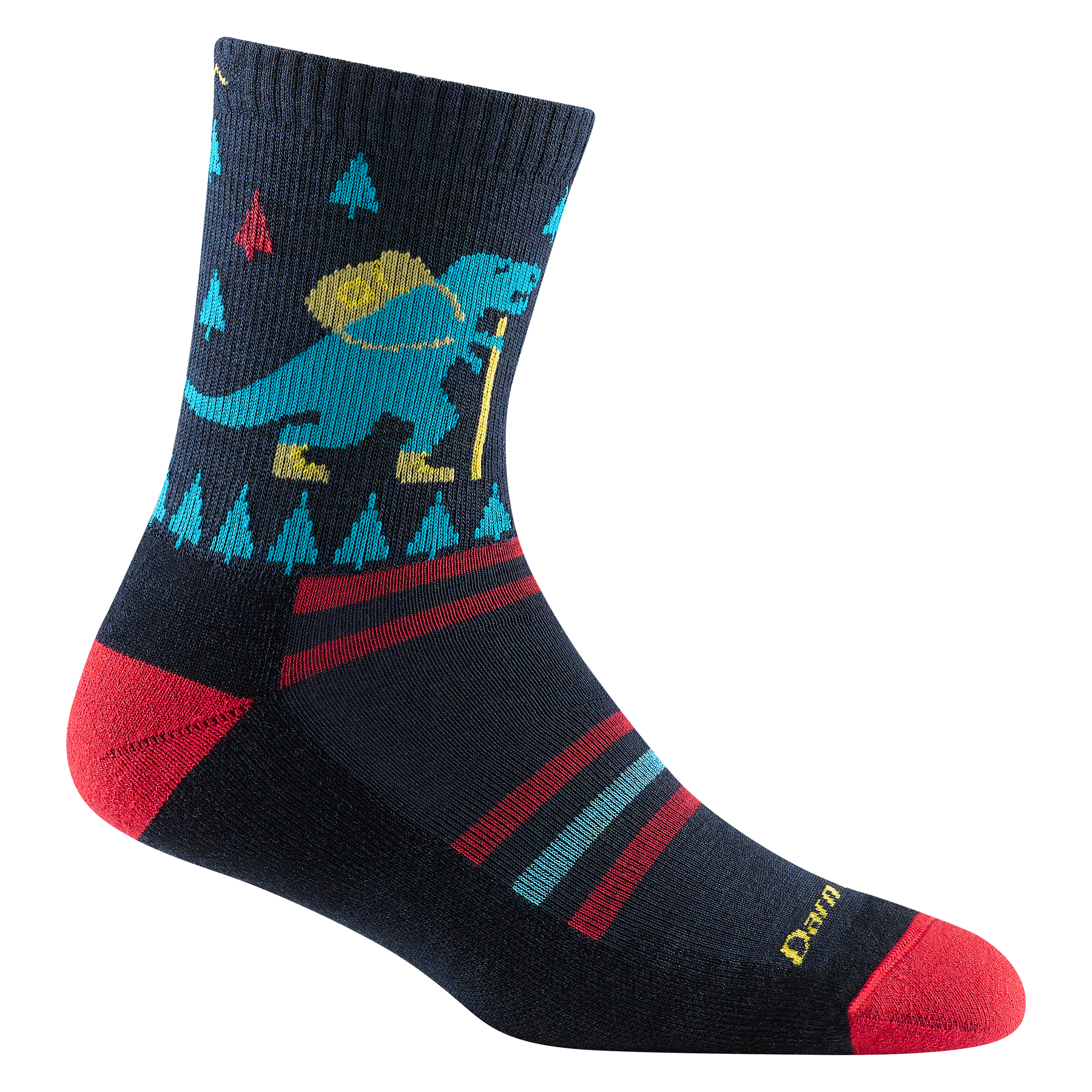 Darn Tough Kid's Ty-Ranger-Saurus Micro Crew Lightweight Socks