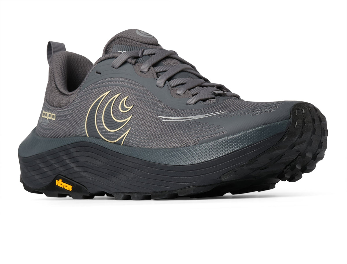 Topo Ultraventure 5 GTX Women's Grey / Butter side view