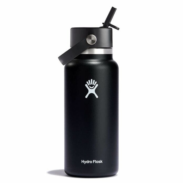 Hydroflask 32 oz Wide Mouth with Flex Straw Cap