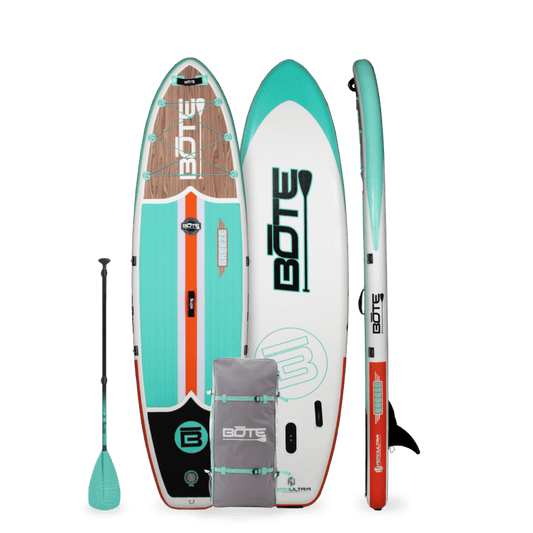 Bote Breeze Aero Classic Teak Inflatable Paddle Board
