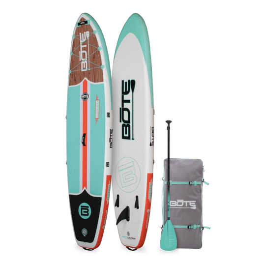 Bote Breeze Aero Classic Teak Inflatable Paddle Board