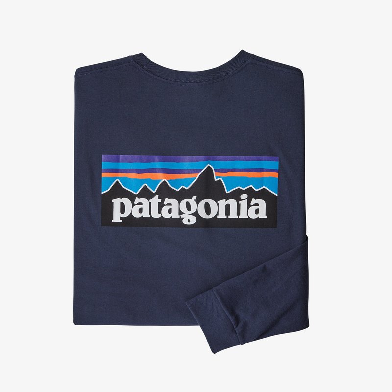 Patagonia Men's Long-Sleeved P-6 Logo Responsibili-Tee