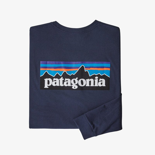 Patagonia Men's Long-Sleeved P-6 Logo Responsibili-Tee