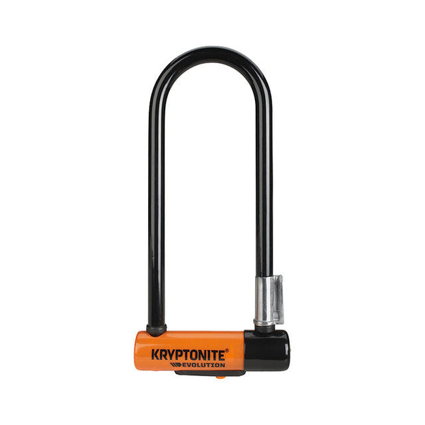 Kryptonite Evolution Series U-Lock - 3 x 9.5", Keyed, Black, Includes bracket