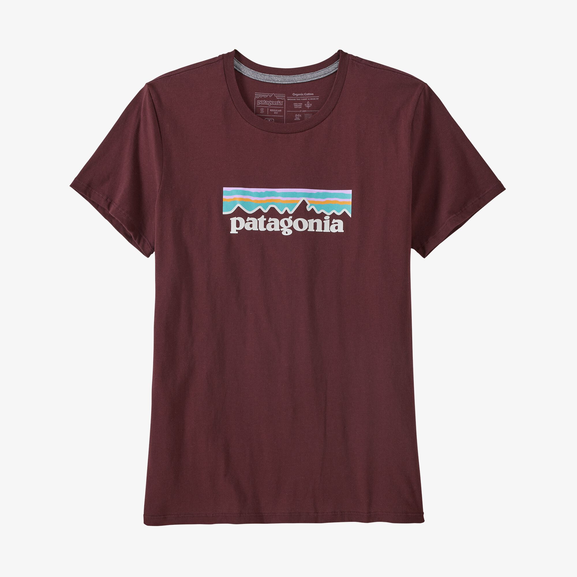 Patagonia Women's Pastel P-6 Logo Organic Cotton Crew T-Shirt