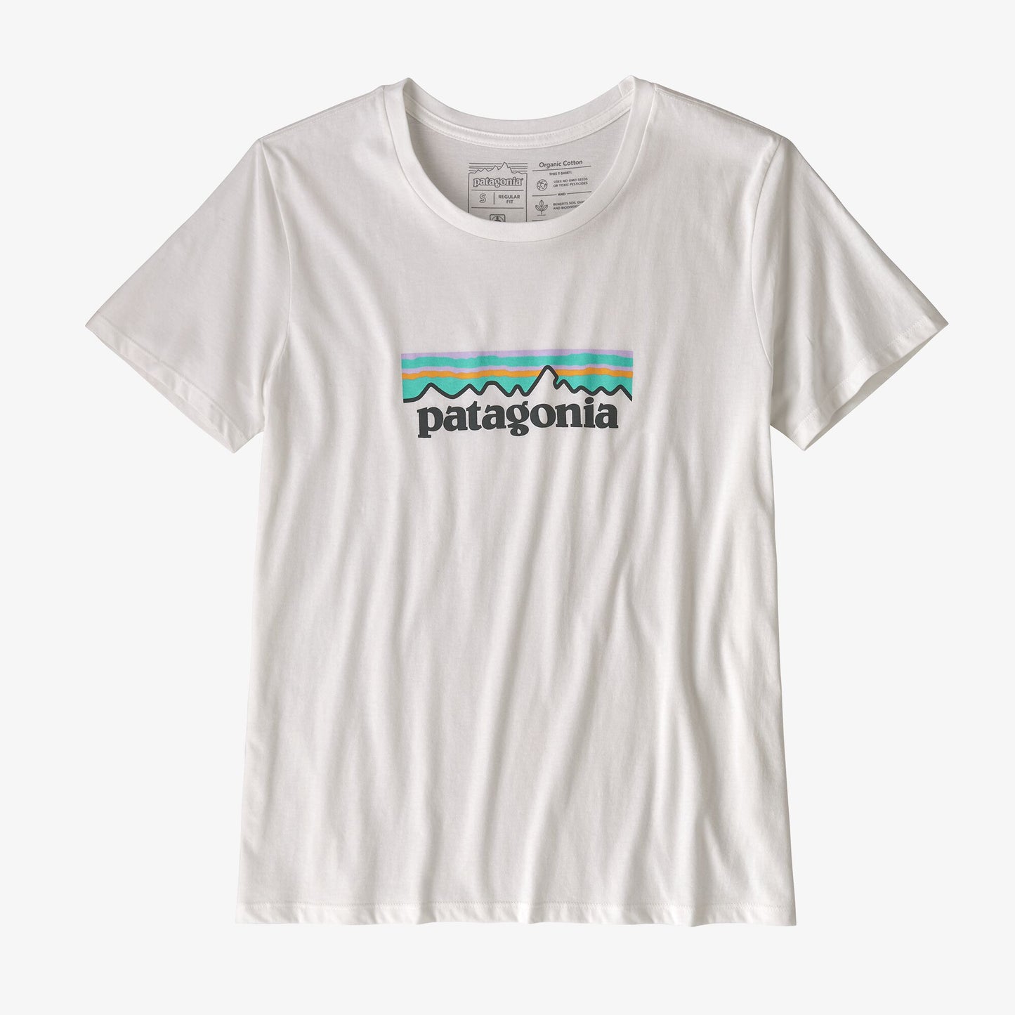 Patagonia Women's Pastel P-6 Logo Organic Cotton Crew T-Shirt
