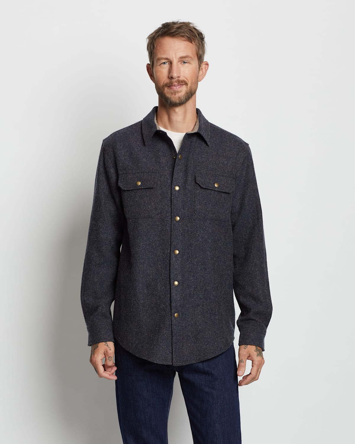 Pendleton Lambswool Twill Snap Shirt