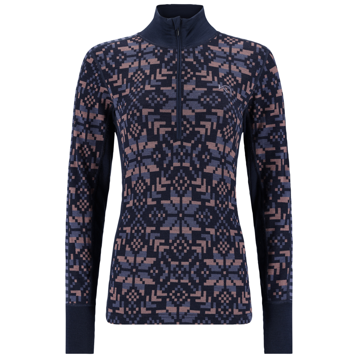 Kari Traa Else Half Zip Baselayer - 100% Merino Wool