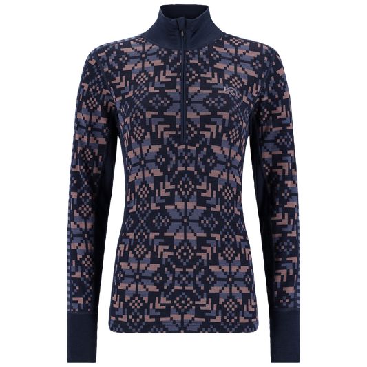 Kari Traa Else Half Zip Baselayer - 100% Merino Wool