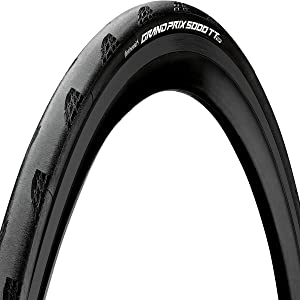 Continental Grand Prix 5000 700 X 25 TT Limited Edition Black + Black Chili TdF TR