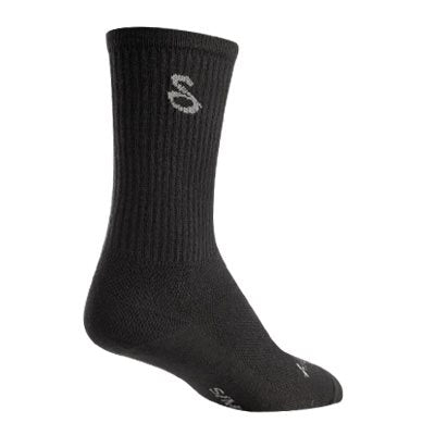 SockGuy Tall Black Wool 6