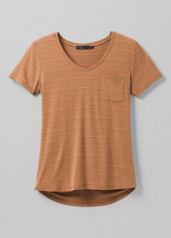 Prana Women's Foundation Short Sleeve Vneck - Ascent Outdoors LLC
