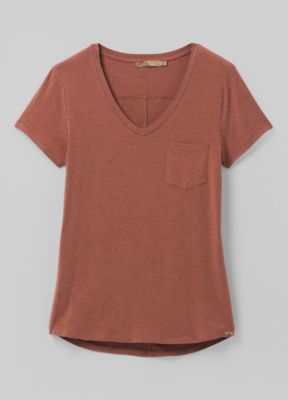 Prana Women's Foundation Short Sleeve Vneck