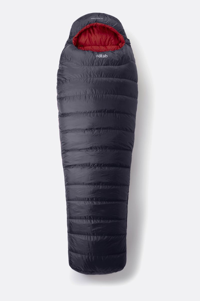 Rab USA Ascent 700 Wmn Ebony Left Zip Sleeping Bag - Ascent Outdoors LLC