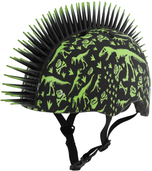 Raskullz T-rex Bonez Mohawk Toddler Fit Sysyem Helmet